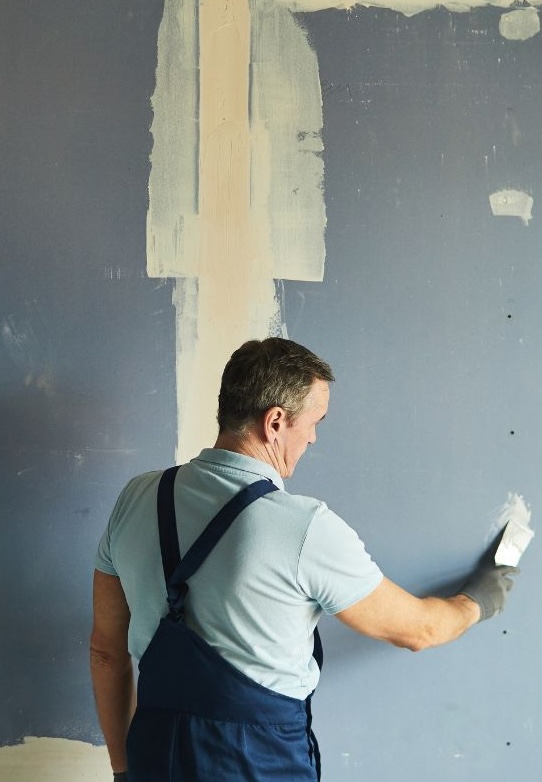 Insulated Plasterboard Drywalling vert